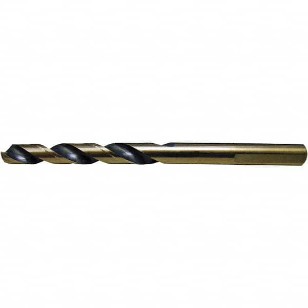 Cle-Force - 25/64" High Speed Steel, 135° Point, Round with Flats Shank Maintenance Drill Bit - Caliber Tooling