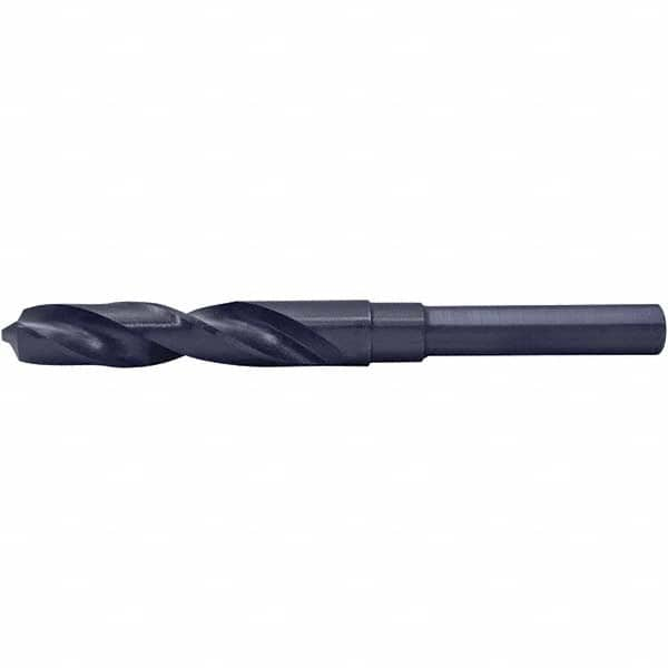 Cle-Force - 15/16" Drill, 118° Point, High Speed Steel Silver Deming & Reduced Shank Drill Bit - Caliber Tooling