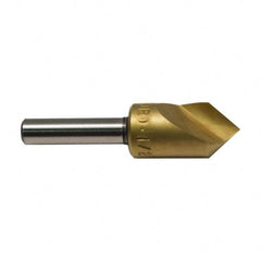 M.A. Ford - 1/8" Head Diam, 1/8" Shank Diam, 1 Flute 120° High Speed Steel Countersink - Caliber Tooling