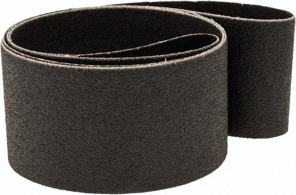 Made in USA - 2" Wide x 42" OAL, 80 Grit, Silicon Carbide Abrasive Belt - Silicon Carbide, Medium, Coated, X/Y Weighted Cloth Backing, Wet/Dry - Caliber Tooling