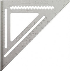 Irwin - 12" Blade Length, Aluminum Rafter Square - Caliber Tooling