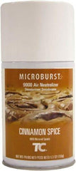 Rubbermaid - 5.3 oz Air Freshener Dispenser Aerosol Refill - Cinnamon Spice, Compatible with Microburst 9000 Dispensers - Caliber Tooling