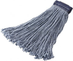 Rubbermaid - 1" Blue Head Band, Large Blended Fiber Cut End Mop Head - Side Loading Connection - Caliber Tooling