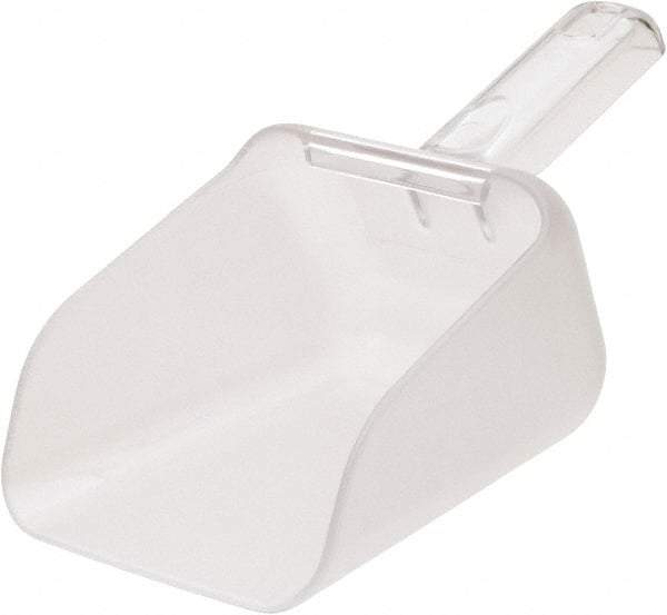 Rubbermaid - 32 oz Clear Polycarbonate Flat Bottom Scoop - 4.8" Wide x 4.7" Deep Bowl, 10.8" OAL - Caliber Tooling