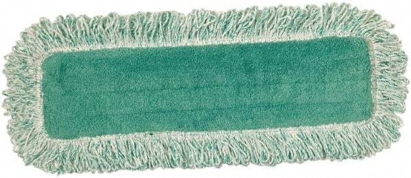 Rubbermaid - 508mm Long x 8" Wide Microfiber Dust Mop Head - Green, Fringed Head - Caliber Tooling