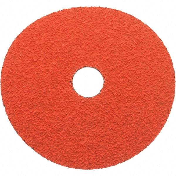 WALTER Surface Technologies - 5" Diam 7/8" Hole 36 Grit Fiber Disc - Ceramic, Series 15-X, Coolcut XX - Caliber Tooling