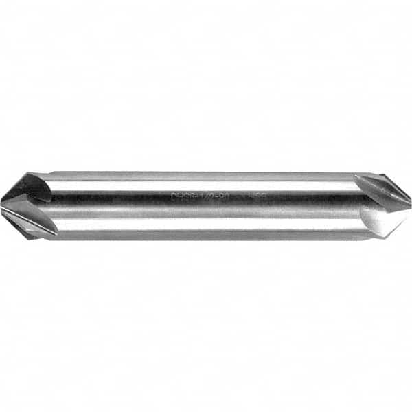 Melin Tool - 5/16" Head Diam, 5/16" Shank Diam, 6 Flute 100° High Speed Steel Countersink - Caliber Tooling