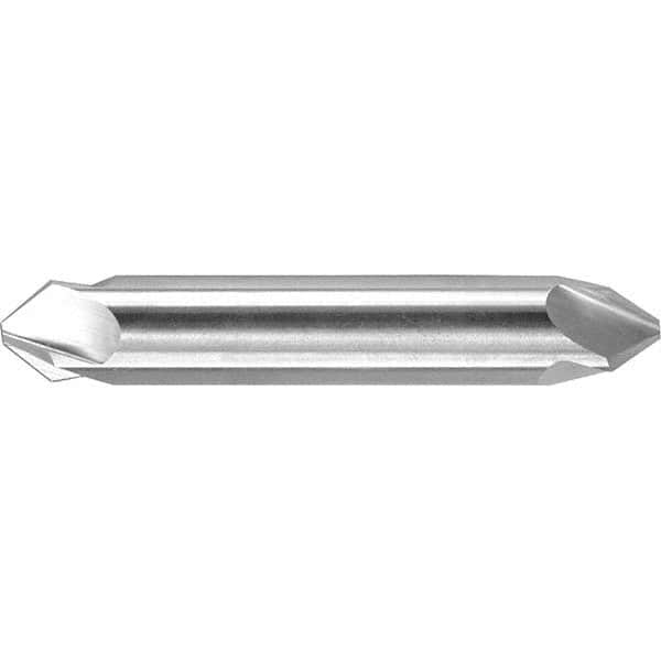 Melin Tool - 3/8" Head Diam, 3/8" Shank Diam, 4 Flute 60° High Speed Steel Countersink - Caliber Tooling