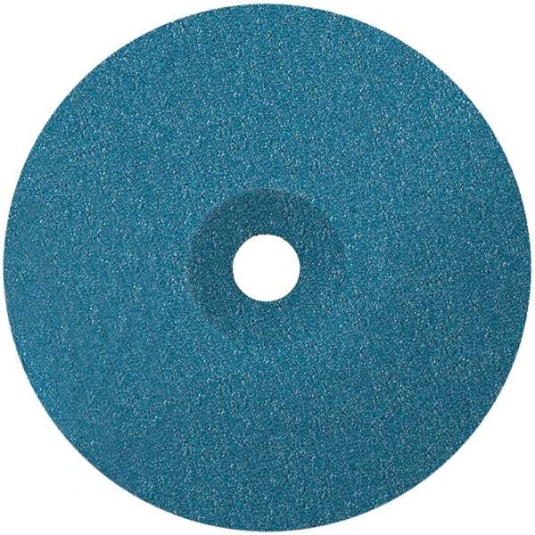 WALTER Surface Technologies - 7" Diam 7/8" Hole 80 Grit Fiber Disc - Zirconia Alumina, Series 15-P, Topcut - Caliber Tooling