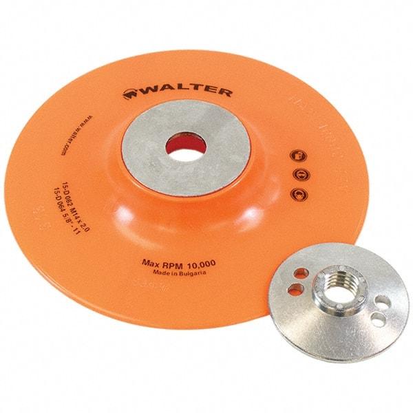 WALTER Surface Technologies - 6" Diam Disc Backing Pad - 10,200 RPM - Caliber Tooling