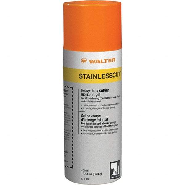 WALTER Surface Technologies - StainlessCut, 11 oz Aerosol Cutting Fluid - Aerosol, For Broaching, Drilling, Milling, Reaming, Sawing, Turning - Caliber Tooling