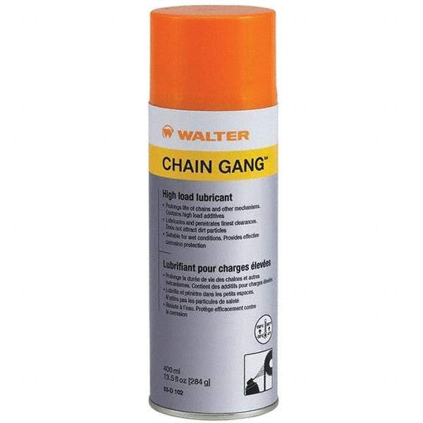 WALTER Surface Technologies - 13.5 oz Aerosol High Performance Chain & Cable Lubricant - -4 to 302°F - Caliber Tooling