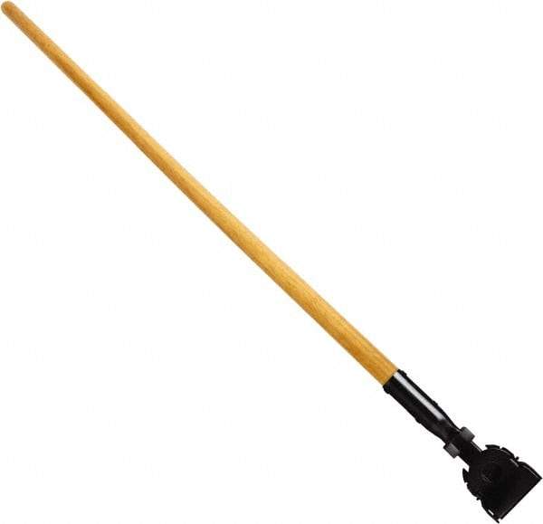 Rubbermaid - 60" Swivel Hardwood Snap-On Mop Handle - Plastic Connector, Use with Dust Mops - Caliber Tooling