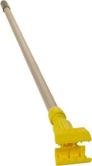 Rubbermaid - 54" Standard Aluminum Clamp Jaw Mop Handle - 5" Mop Head Band, Plastic Connector, Use with Wet Mops - Caliber Tooling