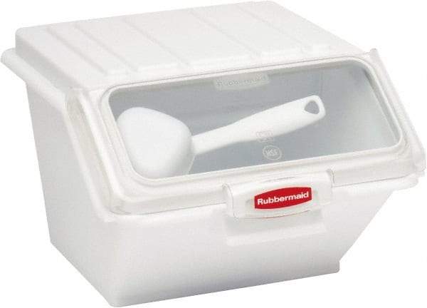 Rubbermaid - Rectangular, White Food Bin - 8-1/2" High x 11.8" Wide x 15" Long - Caliber Tooling