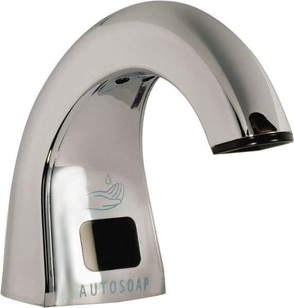 Rubbermaid - 800 to 1600 mL Liquid Soap Dispenser Hardware - Metal, Counter Mounted, Chrome/Black - Caliber Tooling