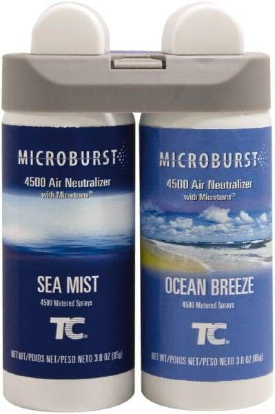 Rubbermaid - 3 oz Air Freshener Dispenser Aerosol Refill - Ocean Breeze, Compatible with Duet Dispensers - Caliber Tooling