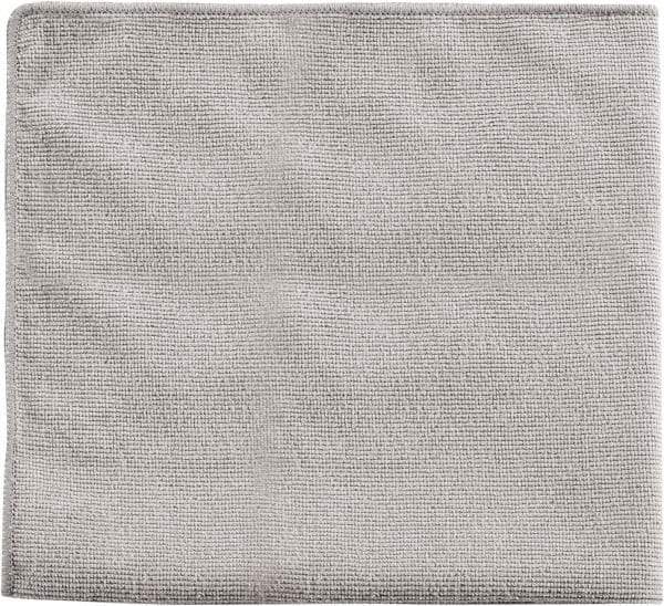 Rubbermaid - Dry Microfiber Wipes - Packet, 16" x 16" Sheet Size, Gray - Caliber Tooling