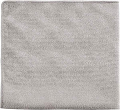 Rubbermaid - Dry Microfiber Wipes - Packet, 16" x 16" Sheet Size, Gray - Caliber Tooling