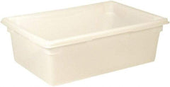 Rubbermaid - Rectangular, White Polyethylene Food Tote Box - 9" High x 18" Wide x 26" Long, with Snap-On Lid - Caliber Tooling