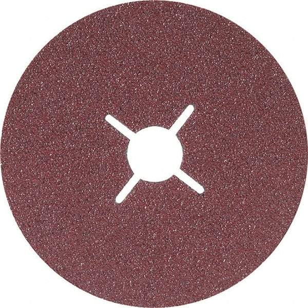 WALTER Surface Technologies - 5" Diam 7/8" Hole 120 Grit Fiber Disc - Aluminum Oxide, Series 15-C, CoolCut - Caliber Tooling