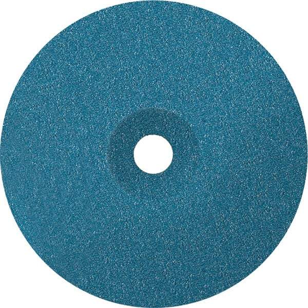 WALTER Surface Technologies - 7" Diam 7/8" Hole 60 Grit Fiber Disc - Zirconia Alumina, Series 15-P, Topcut - Caliber Tooling