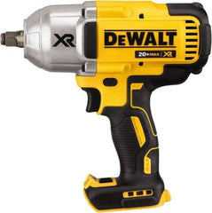 DeWALT - 1/2" Drive 20 Volt Mid-Handle Cordless Impact Wrench & Ratchet - 1,900 RPM, 0 to 2,400 BPM, 700 Ft/Lb Torque, Lithium-Ion Batteries Not Included - Caliber Tooling