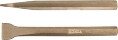 Ampco - Stiff Aluminum Bronze Alloy Straight Scraper - 1-1/4" Blade Width - Caliber Tooling