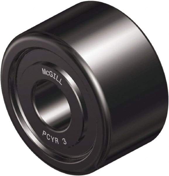 McGill - 1-3/4" Bore, 5" Roller Diam x 3-3/4" Roller Width, Steel Plain Yoke Roller - 35,800 Lb Dynamic Load Capacity, 2.85" Overall Width - Caliber Tooling