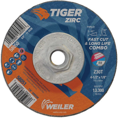 ‎4-1/2X1/8 TIGER ZIRC TYPE 27 - Caliber Tooling