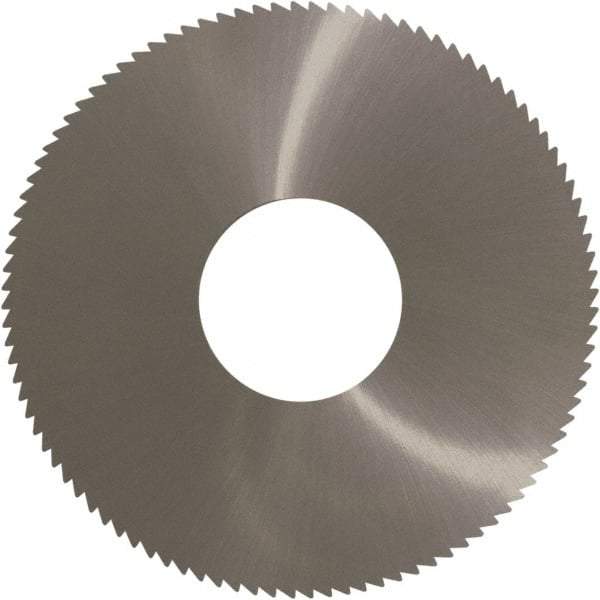 Controx - 1-1/2" Diam x 0.025" Blade Thickness x 1/2" Arbor Hole Diam, 60 Tooth Slitting and Slotting Saw - Arbor Connection, Right Hand, Uncoated, Solid Carbide, Concave Ground - Caliber Tooling