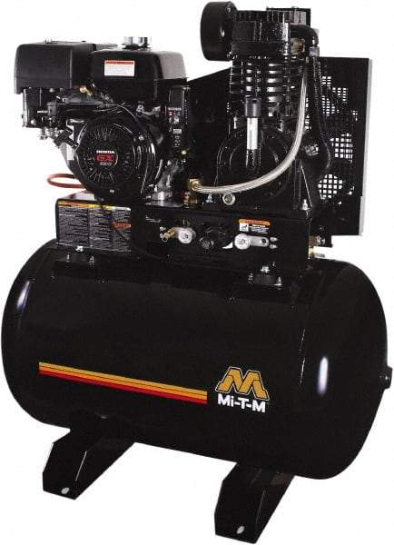 MI-T-M - Stationary Gas Air Compressors Horsepower: 13 Cubic Feet per Minute: 29.00 - Caliber Tooling