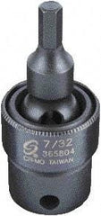 Sunex Tools - 3/8" Drive, 7/32" Impact Hex Bit Socket - Caliber Tooling