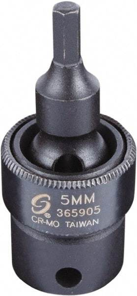 Sunex Tools - 3/8" Drive, 5mm Impact Hex Bit Socket - Caliber Tooling