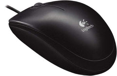 Logitech - Black Corded Mouse - Use with Mac OS X, Windows XP, Vista 7, 8 - Caliber Tooling