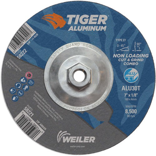 7X1/8 TIGER ALUM T27 COMBO WHL - Caliber Tooling