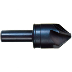 M.A. Ford - 1/4" Head Diam, 1/4" Shank Diam, 6 Flute 82° High Speed Steel Countersink - Caliber Tooling