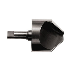 M.A. Ford - 1/2" Head Diam, 1/4" Shank Diam, 1 Flute 60° High Speed Steel Countersink - Caliber Tooling