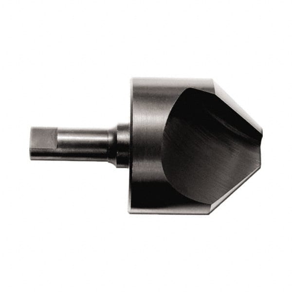 M.A. Ford - 1/2" Head Diam, 1/4" Shank Diam, 1 Flute 90° High Speed Steel Countersink - Caliber Tooling