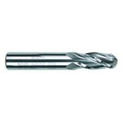 3/16 Dia. x 2-1/2 Overall Length 2-Flute Square End Solid Carbide SE End Mill-Round Shank-Center Cut-TiAlN - Caliber Tooling