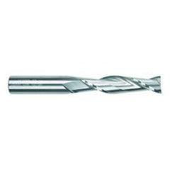 1 Dia. x 5 Overall Length 2-Flute Square End Solid Carbide SE End Mill-Round Shank-Center Cut-Uncoated - Caliber Tooling