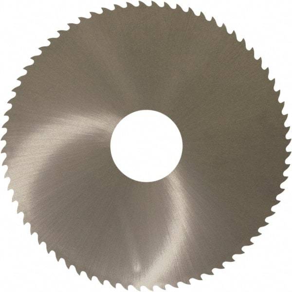 Controx - 1-1/2" Diam x 0.018" Blade Thickness x 1/2" Arbor Hole Diam, 30 Tooth Slitting and Slotting Saw - Arbor Connection, Right Hand, Uncoated, Solid Carbide, 15° Rake, Concave Ground - Caliber Tooling