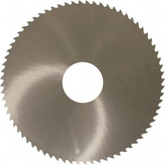 Controx - 1-1/4" Diam x 0.012" Blade Thickness x 1/2" Arbor Hole Diam, 24 Tooth Slitting and Slotting Saw - Arbor Connection, Right Hand, Uncoated, Solid Carbide, 15° Rake, Concave Ground - Caliber Tooling