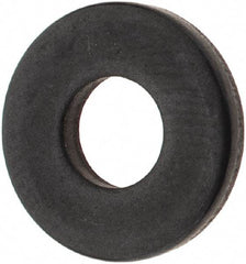 TE-CO - #8 Screw, Grade 1010 Steel Standard Flat Washer - 3/16" ID x 7/16" OD, 5/64" Thick, Black Oxide Finish - Caliber Tooling