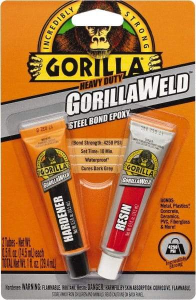 Gorilla Glue - 0.5 oz Tube Epoxy - 4 to 7 min Working Time - Caliber Tooling