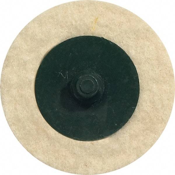 WALTER Surface Technologies - 3" Diam, Unmounted Buffing Wheel - Quick Change Felt Disc - Caliber Tooling