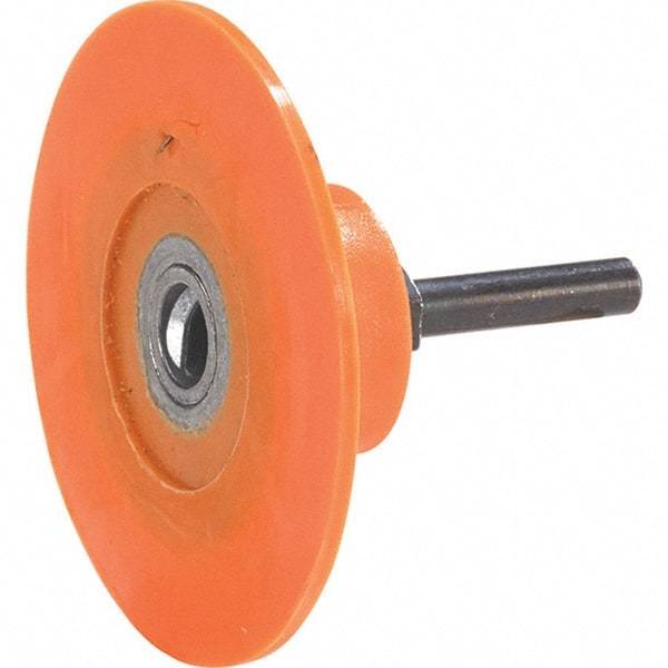 WALTER Surface Technologies - 3" Diam Disc Backing Pad - 1/4" Shank Diam, Medium Density, 28,000 RPM, Twist Compatible - Caliber Tooling