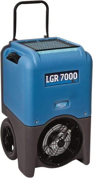 Dri-Eaz - 29 Gal Saturation Capacity, 8.3 Amp, Dehumidifier - 20" Wide x 33-1/2" High x 20" Deep, 29 Gal Volume Capacity - Caliber Tooling