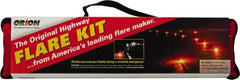 ORION Safety - 7 Piece, Emergency Roadside Safety Kit - Six 30 Minute Flares, Safety Vest - Caliber Tooling