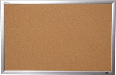 Ability One - 22" Wide x 2" High Self-Heal Cork Bulletin Board - Natural (Color) - Caliber Tooling